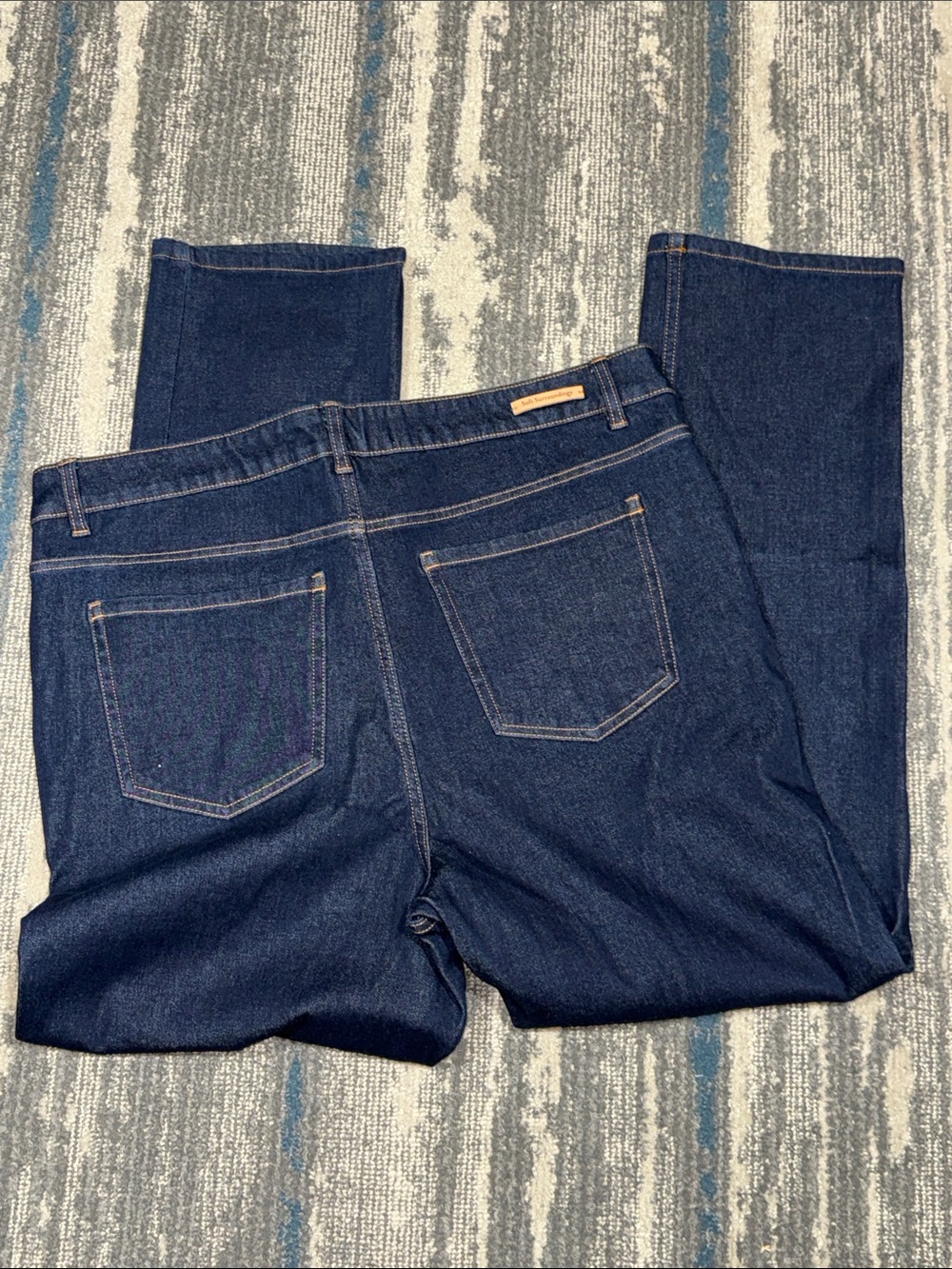 NWOT size 18 Soft Surroundings Women's Indigo Straight-Leg Jeans Soft & Stretchy